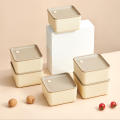 Box Set Sealed Lid Split Plastic Dry Fruit Snack Tray Refrigerator Fresh-keeping Storage Box Living Room Square Candy. 