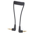 Cable Black Plastic+Alloy Lightweight Microphone Spring Adapter Wire Faster. 