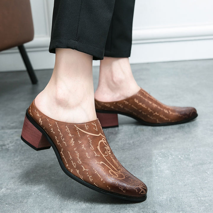 heel shoes high heels sandals for mens