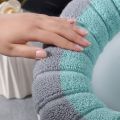 New Toilet Seat Cover Winter Thickened Plush Home Universal Washable Toilet Cushion with Handle Soft Warm Bathroom Accessories. 