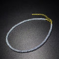 New Choker Collar Black Crystal Stone Extremely Fine Flash Clavicle Chain Women's Fashion Crystal Choker Necklace.