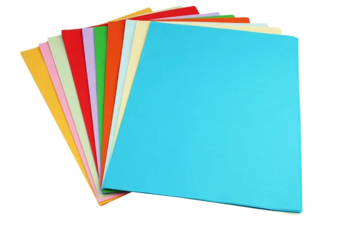A4 Color Paper for Craft, Art & Photocopy - 100 Sheets. 5 Colour. 80GSM