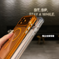 HOCE Clear Acrylic Magnetic Case for iPhone 17 Air 16 15 14 13 12 Pro Max Original Magnetic Wireless Charging Cover.