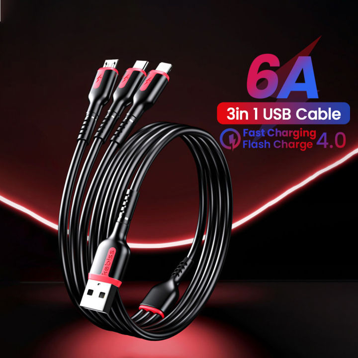 CASIFY%20CU04%206A%2066W%203%20in%201%20Fast%20Charging%20Cable%20Micro%20USB%20Cable%20Type%20C%20Cable%20Lightning%20Cable%20Fast%20Charging%20Silicone%20Soft%20Data%20Cable%20-%20Image%203