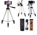 Multi Level Tripod For Camera & Phones - Silver. 