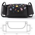 DSstyles Universal Stroller Organizer With Insulated Cup Holder Phone Bag Stroller Hanging Bag Multi-Pocket Storage Bag. 