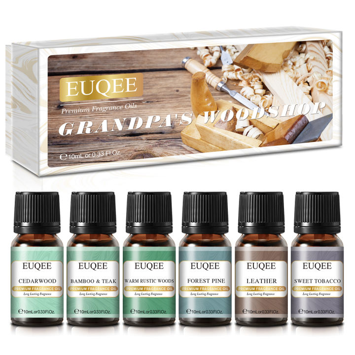 EUQEE%206pcs/set%20Fragrance%20Oil%20Gift%20Kit%20For%20Diffuser%20Coffee%20Bakery%20Harvest%20Spice%20Pumpkin%20Pie%20Forest%20Pine%20Sweet%20Fruit%20Aroma%20Oils%20-%20Image%207