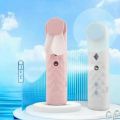 2 pcs only 499tk(offer) 2 In 1 Fan Humidifier Portable and Rechargeable Handheld Fan. 
