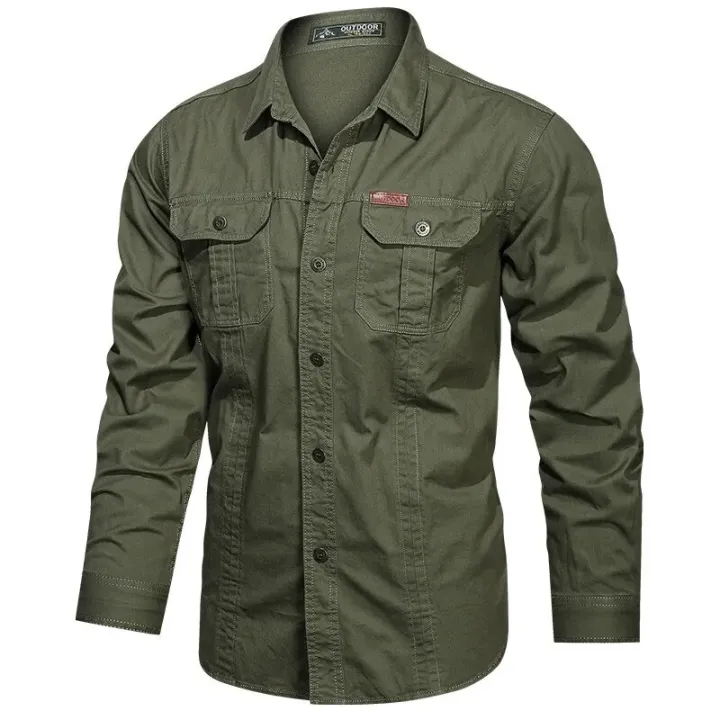 New%20Men's%20Casual%20Shirt%205XL%20Male%20Overshirt%202023%20Military%20Cotton%20Long%20Sleeve%20Shirts%20Men%20Brand%20Clothing%20High%20Quality%20Blouse%20-%20Image%207