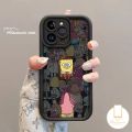 Crayon Xiaoxin SpongeBob SquarePants Angel Eyes Soft Case For Redmi 12 13C 10C 9A 10A A1 12C 9 9C 9T A2 Note 12 8 10s 9 11 10 Pro Max Mi 12 11 Lite Poco M3 C55 X5 Cover.