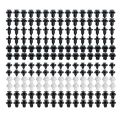 180 Push Pin Rivets Car Door Trim Panel Clips.