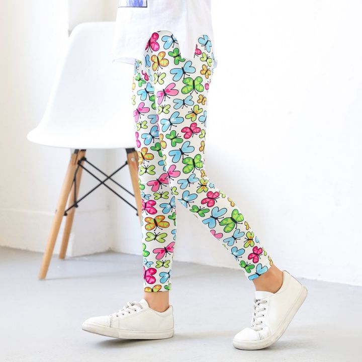 Girls'%20leggings%20Spring%20And%20Autumn%20Thin%20Children's%20Stretch%20Printed%20Pants%20Korean%20Children's%20Pants%20Summer%20Clothes%20-%20Image%202