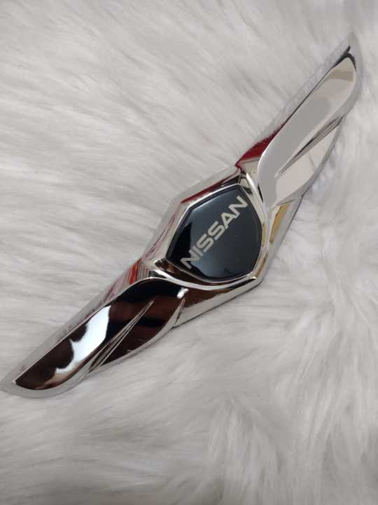 Car%20Front%20Hood%20Emblem%20Chromed%20Badge%20Sticker%20for%20Nissan%20-%20Image%203