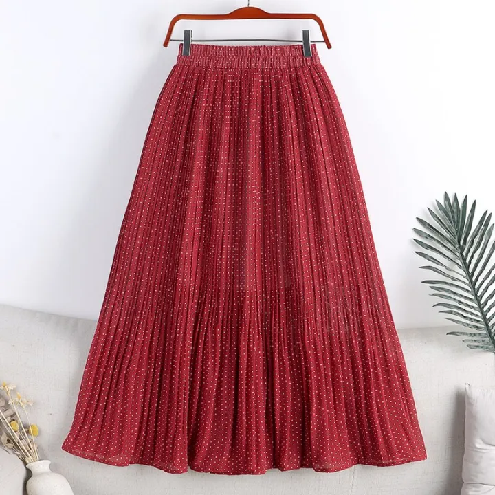 Spring%20Summer%20Skirt%20Women%202022%20New%20Vintage%20Floral%20Print%20Chiffon%20Pleated%20Skirt%20Elastic%20High%20Waist%20Casual%20Midi%20Skirt%20Women%20Clothes%20-%20Image%208
