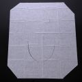 100Pcs/Pack Disposable Toilet Seat Cover Mat Waterproof Toilet Paper Pad For Travel/Camping Bathroom Accessiories.