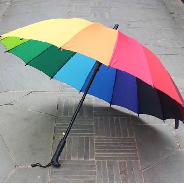 16%20bone%20rainbow%20umbrella%20long%20handle%20straight%20pole%20umbrella%20touch%20cloth%20sunny%20rain%20business%20umbrella%20sunscreen%20rain%20print%20folding%20umbrella%20-%20Image%202