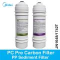 Midea PP Sediment & PC Pre Carbon Filter Cartridge JN1648/1742T. 