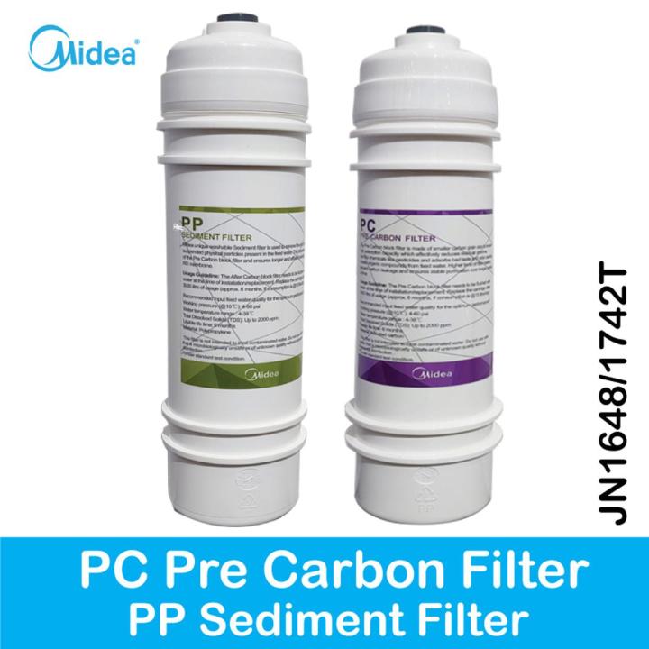 Midea PP Sediment & PC Pre Carbon Filter Cartridge JN1648/1742T