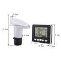 Ultrasonic Wireless Water Tank Liquid Depth Level Meter Sensor LED Display Black & White TS-FT002. 