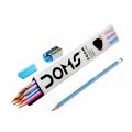 Doms Zoom Ultimate Dark Triangle Pencils - 10pcs with Free 1 Eraser and 1 Sharpen.