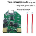 Type-C Micro USB Charging Small Fan Board Control Board Motherboard Handheld Small Table Fan Mobile Fan Universal Board 5V 1A.