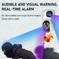 Dual Lens & Dual Screen,smart Security Camera,1080p Hd V380 WiFi IP CAMRA. 