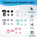 5Pair Loop Quiet Ear Plugs for Noise Reduction for Sleeping Silicone Ear Plugs for Swimming Motorbike Noise Ear Plugs. 
