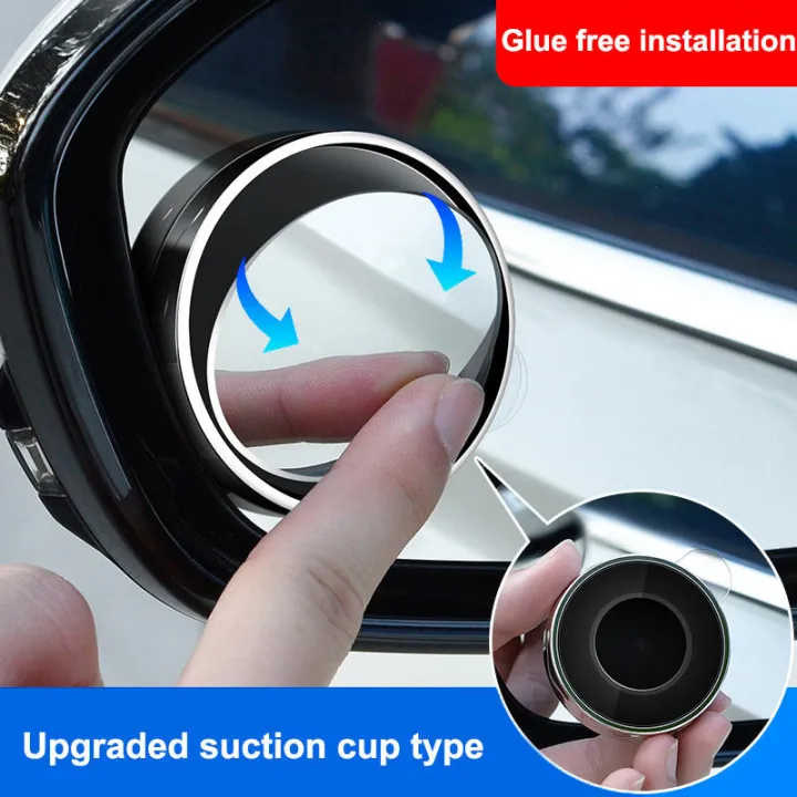 2Pcs%20Suction%20Cup%20Car%20Blind%20Spot%20Rear%20View%20Mirror%20Adjustable%20360%20Degree%20Wide%20Angle%20Small%20Round%20Mirror%20Waterproof%20Car%20Reverse%20Auxiliary%20Rearview%20Convex%20Mirror%20-%20Image%203