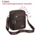 Men Nylon Shoulder Bag Messenger Bag Casual Waterproof Nylon Zipper Pocket Handbag Fashion Tote Travel Male Crossbody Bags.