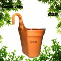 15 cm (6 inch) Grill Hanging flower tob for Balcony | Flower pots for grill hanging/railing pot - BP Grill Planter. 