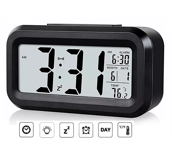 DOL 2108 Mini Digital Alarm Clock Temperature and Calendar