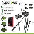 PLEXTONE Mowi RX3 Dual Microphone 3.5mm Wired Gaming Headphones. 