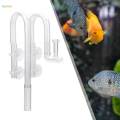 Aquarium Lily Pipe Tubing Inflow Outflow Easy to Install Lily Pipe Inflow 16mm Clear. 