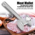 Dual-Sided Nails Meat Mallet Steak Chicken Fish Meat Pounder Hammer Meat Tenderizer. 