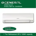General (ASGG12JLCA ) 1 Ton refrezant, Inverter Wall-munt Air-conditioner /. 