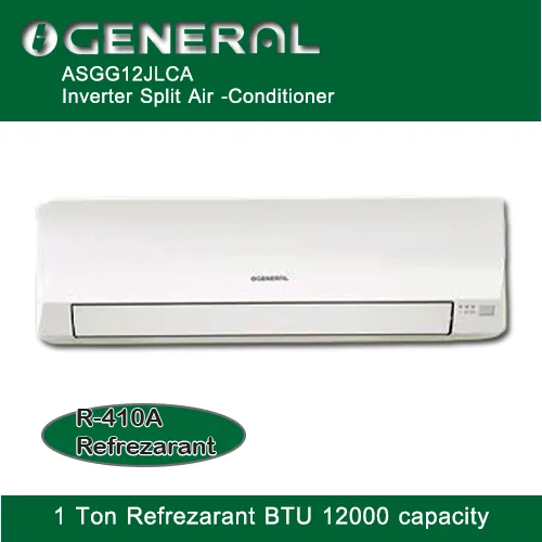 General (ASGG12JLCA ) 1 Ton refrezant, Inverter Wall-munt Air-conditioner /