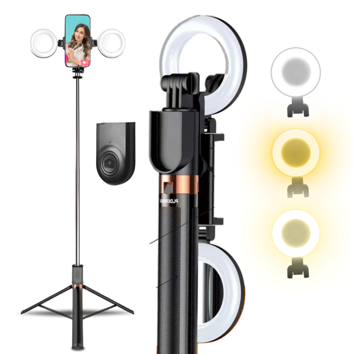 Plokama%20LIVE-K9%20Pro%201700mm%20Ultra%20Long%20Selfie%20Stick%20with%20Tripod%20Stand%20&%20Ring%20Light%20%E2%80%93%20Adjustable,%20Portable%20for%20Mobile%20Vlogging%20&%20Live%20Streaming%20By%20Pucxo%20-%20Image%202