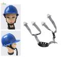 Chin Strap Quick Release Buckle Cupped Hard Hat Chin Strap Attachment Vertical Hole Gray.