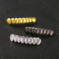 Teeth Grillz Set For Unisex Top Bottom Mouth Gold Silver Color Teeth Grills Tooth Caps Removable Dental Fashion Jewelry. 