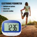 Pedometer For Walking Step Counter With Built-in Clip Portable Pedometer With Back Clip Clock Function Accurate Step Calorie. 