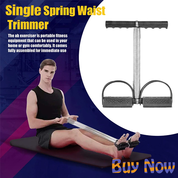 Single Spring Tummy Trimmer-Waist Trimmer-Abs Exerciser-Body