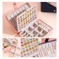 Portable Double Layer Jewelry Box Protect Large Capacity PU Leather Jewelry Organizer PU Leather Jewelry Organizer for Accessory Gift for Women Jewelry Display Organizer Accessory. 