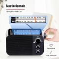 Retekess TR604 AM FM Portable Radio with Best Reception AC 220V Powered with Clear Dial and Large Knob for Home(Black). 