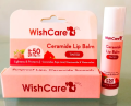 WishCare Tinted Ceramide Lip Balm with SPF50 PA+++ - Kojic Acid & Niacinamide - For Lip Lightening & Protection 5gm. 