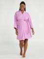 Premium Cotton Waffle Bathrobe – Lightweight Knee-Length Spa Robe.
