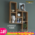 L-Shaped Floating Shelf -Adjustable Shelf - Multi-Functional Design for Books, Decor, and Storage-Modern Bookcase-Wall-Mounted Bookcase-Floating Bookshelves-HR Crafts. 