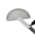 180 Degree Protractor Metal Angle Finder Goniometer Angle Ruler Stainless Steel Woodworking Tools Rotary Measuring Ruler 100cm. 