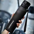Sports Water Bottle 500/1000ML Protein Shaker Outdoor Travel Portable Leakproof Drinkware Plastic Drink Bottle BPA Free. 