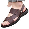 Two-Step Stylish Fashionable Soft A.T. Leather Sandal for Men from Taws Bazar. 