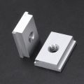 TWEXQNY-5Pcs M8 T-Track Slider Sliding Nut Aluminum Alloy T Slot Nut For Woodworking Tool Jigs Screw Slot Fastener.